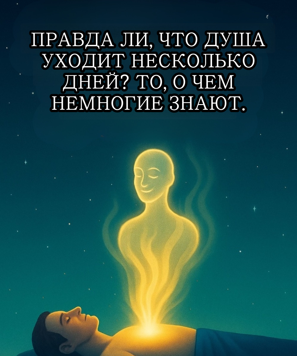 Правда ли, что душе требуется 3 дня, чтобы покинуть тело?