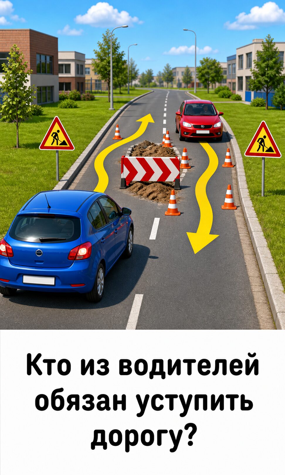 Кто должен уступить дорогу при встречном разъезде ПДД