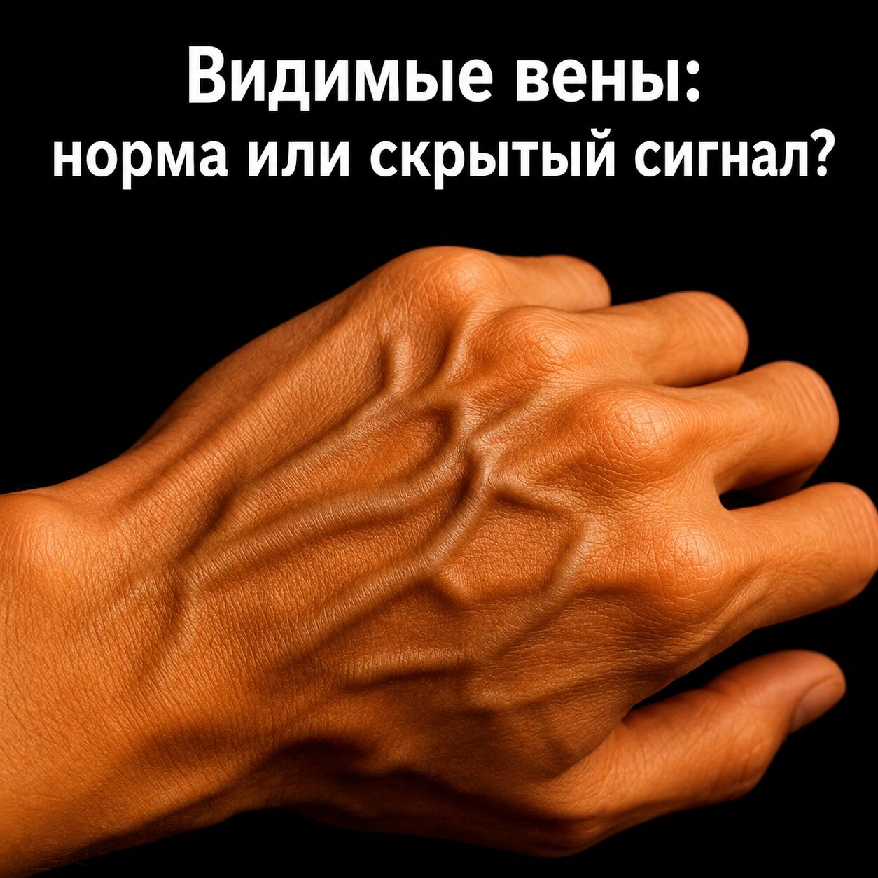 Видимые вены на руках и ногах: когда это норма, а когда тревожный сигнал
