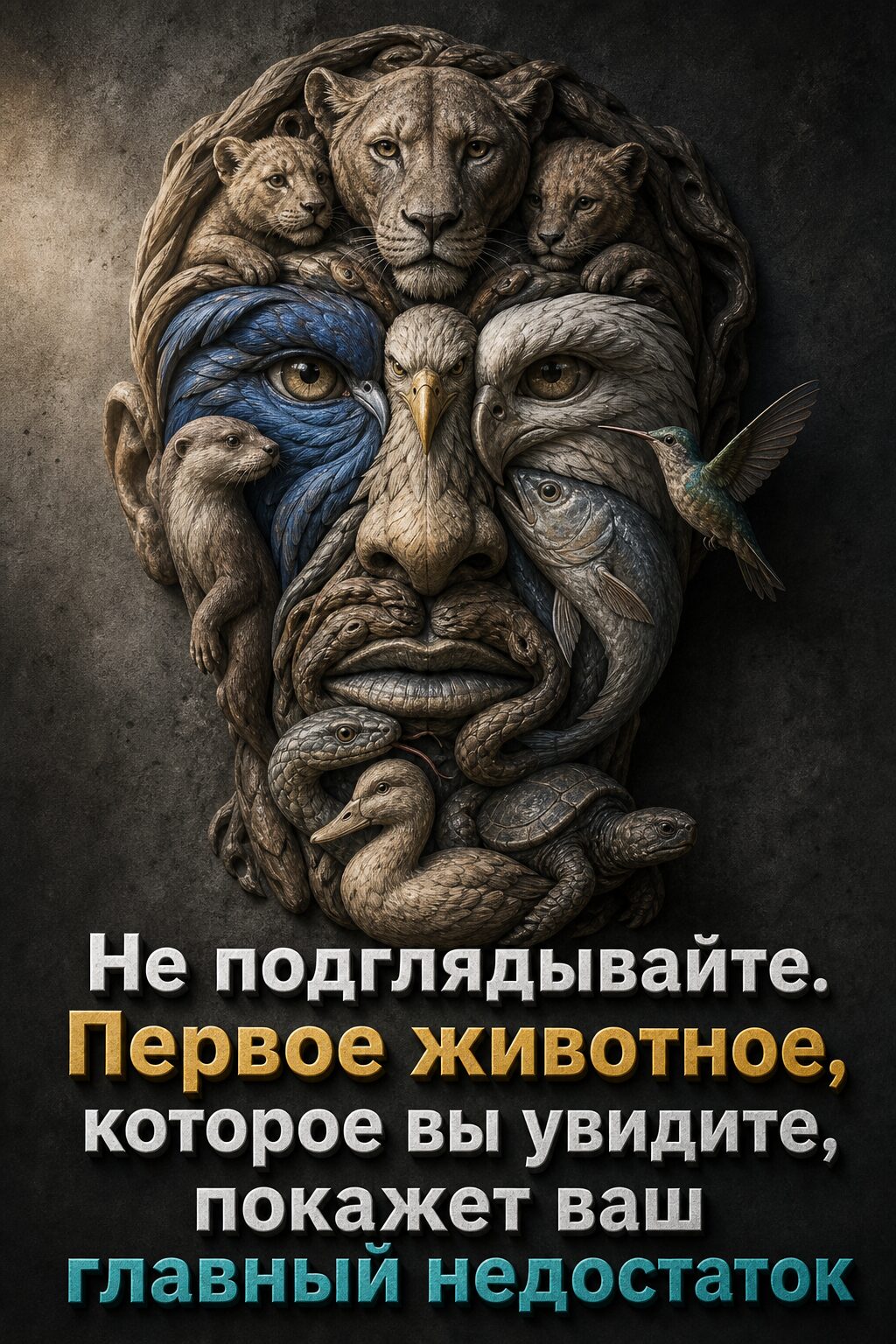 Первое животное на картинке — и ваш скрытый недостаток